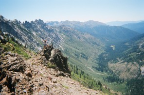 A sweeping view of the Trinity Alps