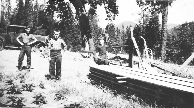 Camp Trinity 1938 Dud, Dean, Davie, Dodge