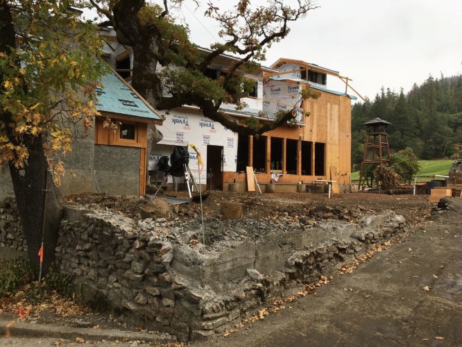 Photo taken October 2018 of the Bar 717 ranch/Camp Trinity Kitchen Rebuild Project
