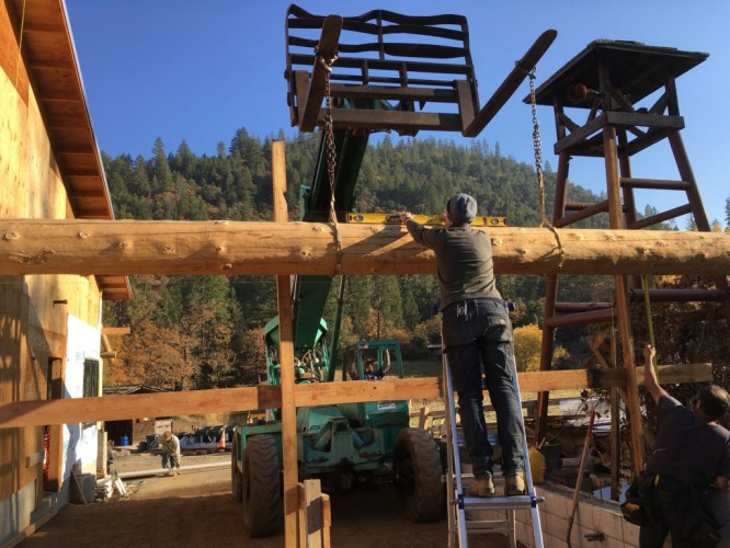 Photo taken November 2018 of the Bar 717 Ranch/Camp Trinity Kitchen Rebuild Project